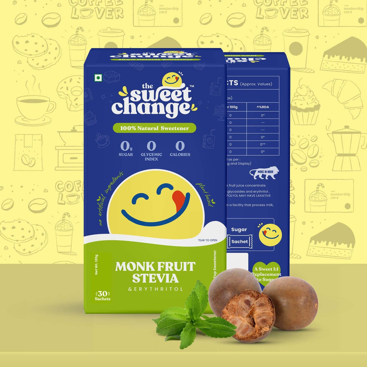 100% Natural Monk Fruit Sweetener - The Sweet Change