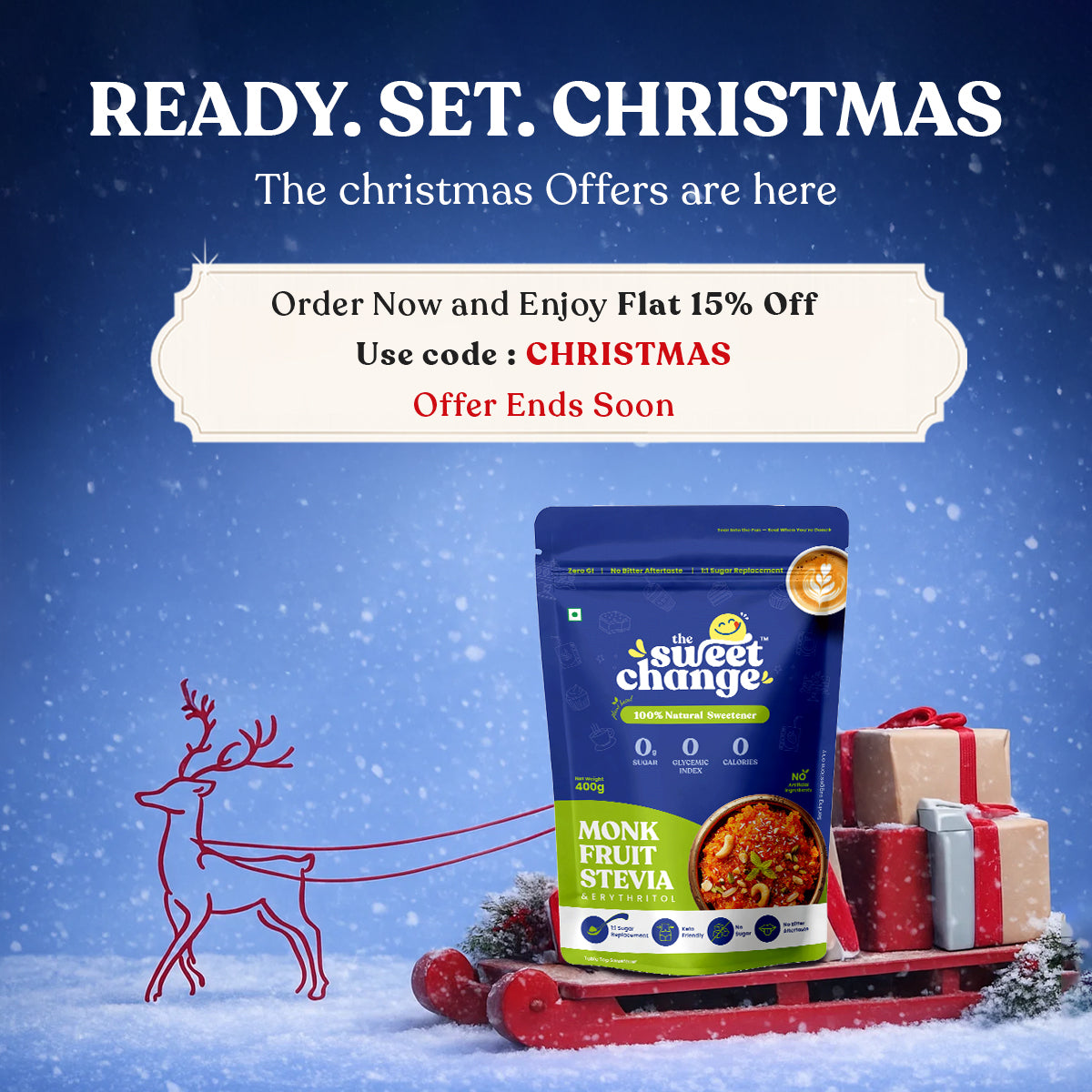 100% Natural Monk Fruit Sweetener