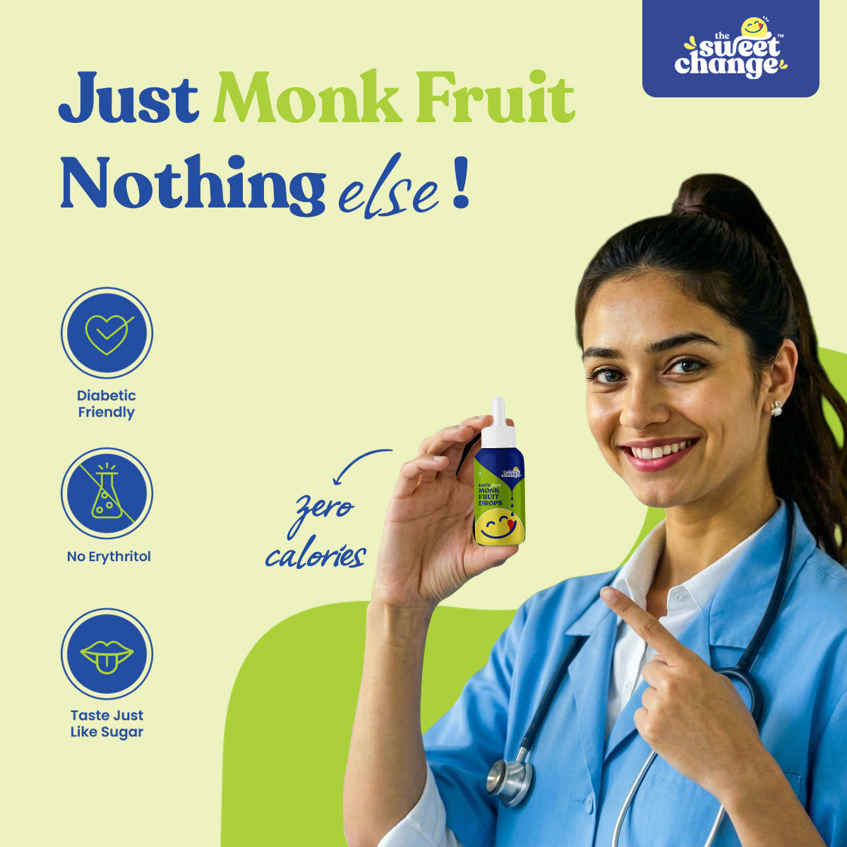 100% Natural Monk Fruit Sweetener